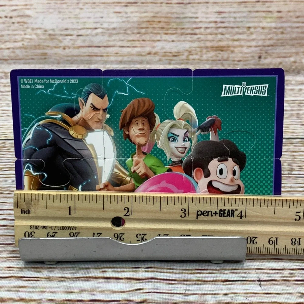 McDonald's Multiversus Puzzle Slider Tin 2023 Bugs Batman Iron‎ Giant